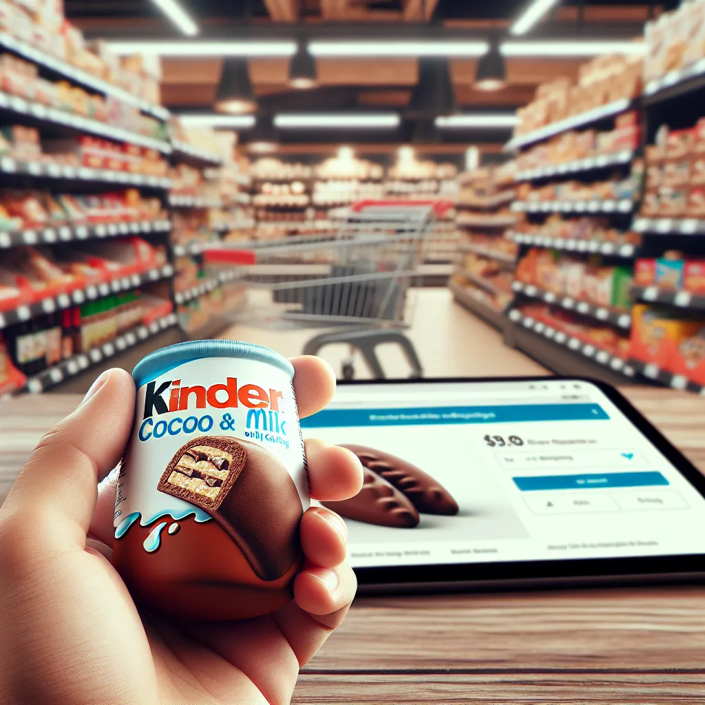 Odkryj pyszne kakaowe i mleczne ciastko Kinder w sklepie spożywczym i na zakupach online