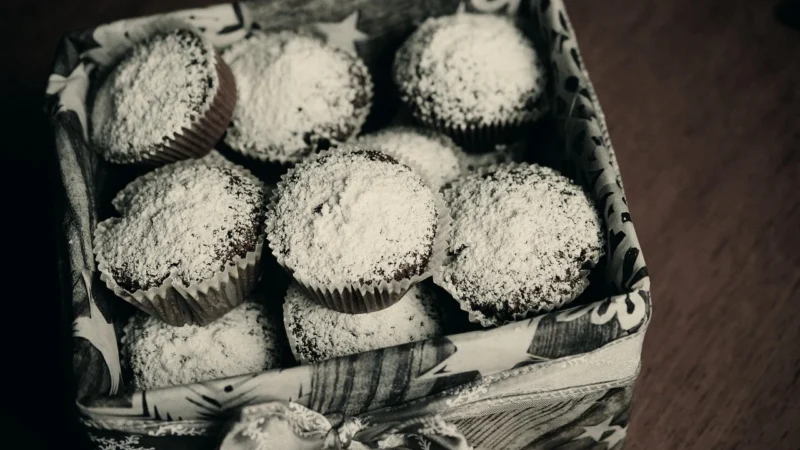 Delecta Łaciate Babeczki smak belgijska czekolada z nutą limonki 300g