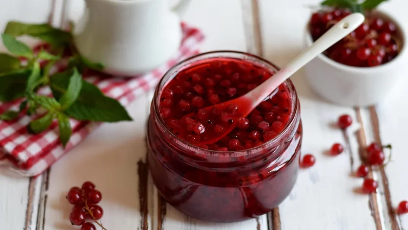 Dżem Z Czerwonej Porzeczki Bez Dodatku Cukru Bio 260G Batom