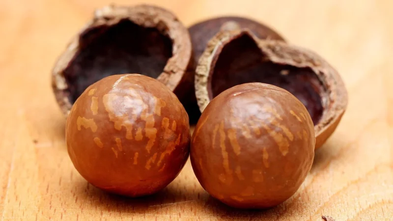 Malinowe Orzechy Macadamia Makadamia 100g Naturalne Bakalie