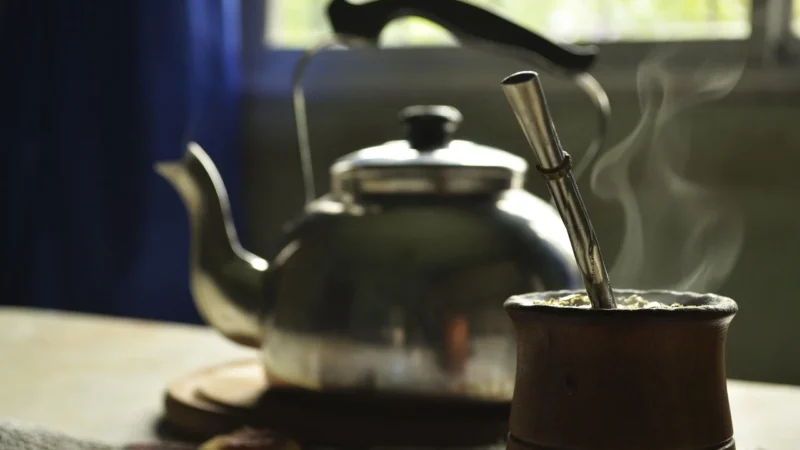 Marka Niezdefiniowana Zestaw dla Dwojga Yerba Mate Tykwa Bombilla 10x50g