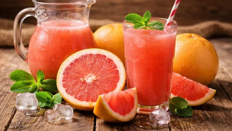 Pfanner Sok 100% Z Różowego Grejpfruta 1l