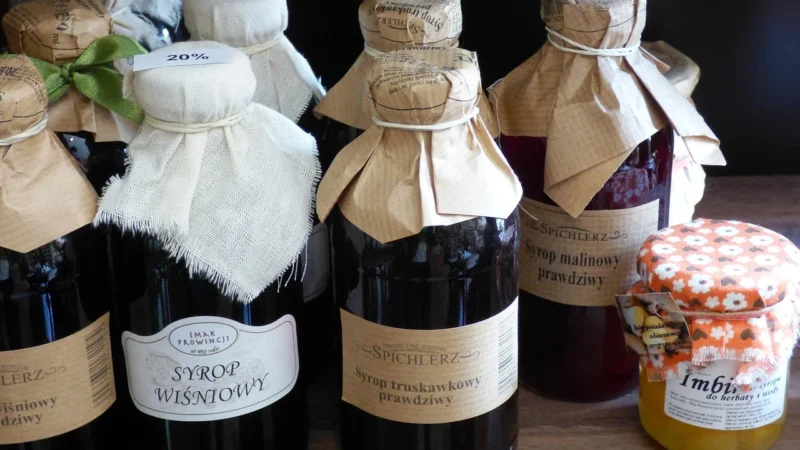 Polska Róża Syrop Malinowo-Imbirowy 500ml