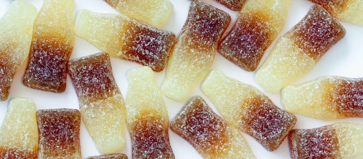 Żelki pojemniczek Cola butelki Cymes 400g