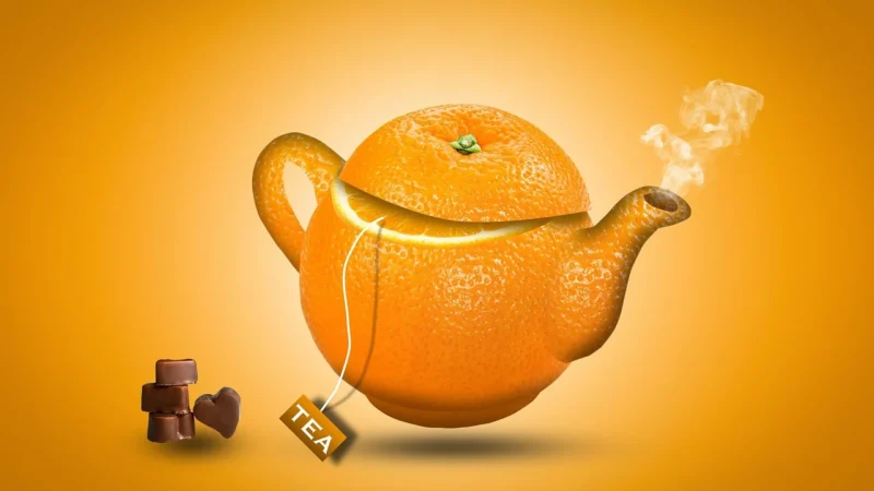 Zielona herbata Sweet Orange pomarańcza 50g